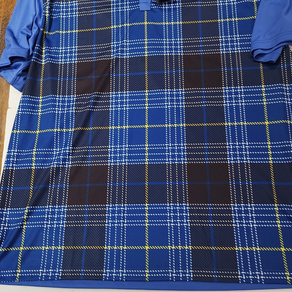 Tattoo Golf Polo Shirt, 4XL Blue and White, Brand New with Tags